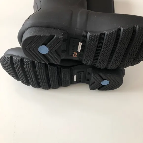 Hunter original tall rain boots black matte 9