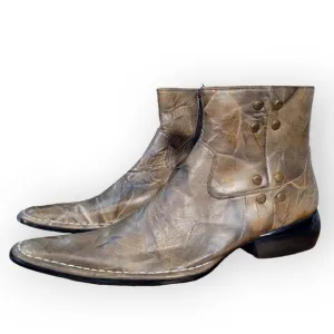 IMPULSE by Steeple Gate Men's Leather Ankle Boots Size 8