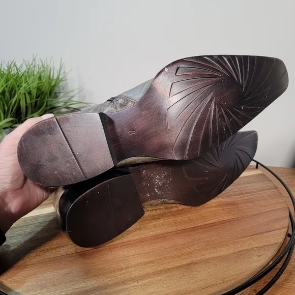 IMPULSE by Steeple Gate Men's Leather Ankle Boots Size 8