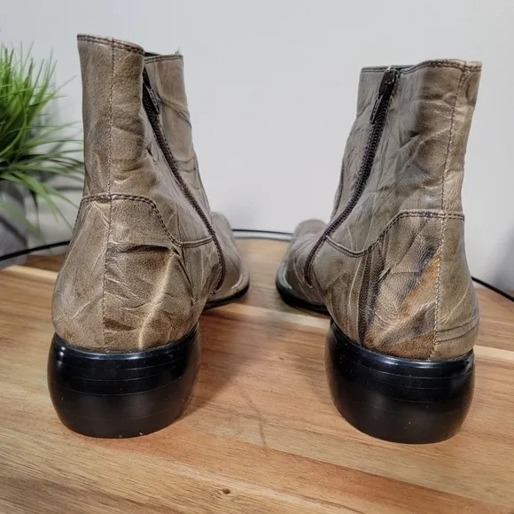 IMPULSE by Steeple Gate Men's Leather Ankle Boots Size 8