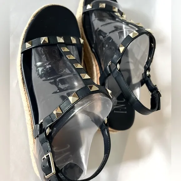 INC International Concepts Navy Sandals