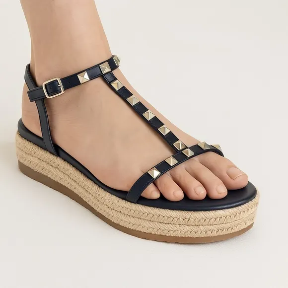 INC International Concepts Navy Sandals