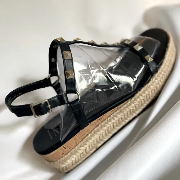 INC International Concepts Navy Sandals