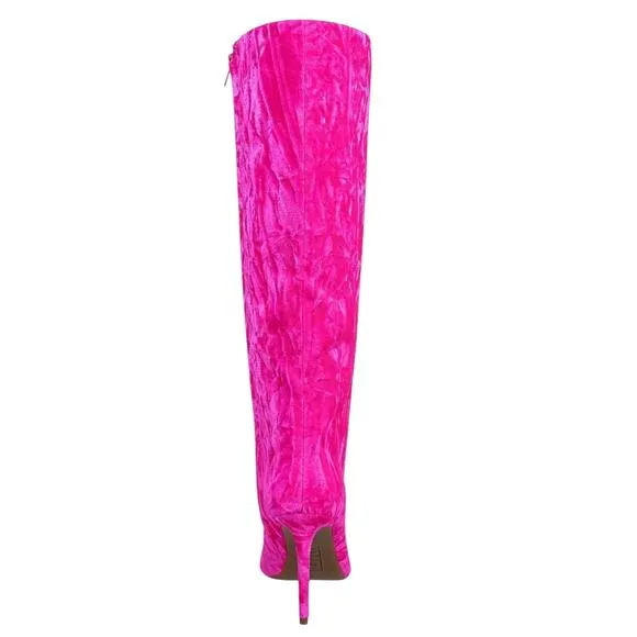 INC Women's Havannah Knee High Stovepipe Dress Boots Pink Size 6 1/2