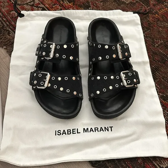 Isabel Marant Studded Sandals Lennyo size 36. Worn a handful of times
