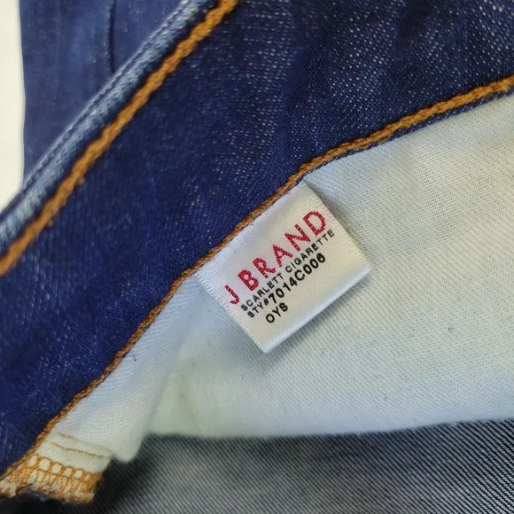 J BRAND Scarlett Cigarette Blue Jean Cutoffs Sz 30 Like New