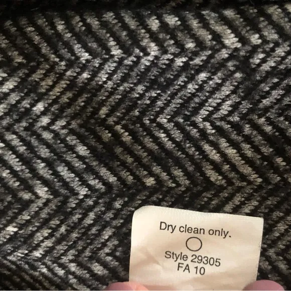 J. Crew Double-Breasted Blazer classic chic black and white tweed women’s size 2