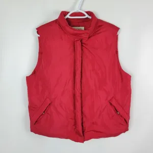 J. Crew Down Puffer Vest Sz Large Like New