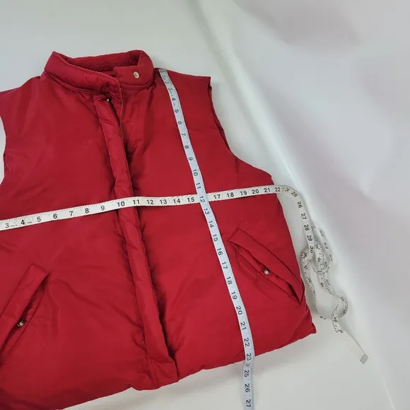 J. Crew Down Puffer Vest Sz Large Like New