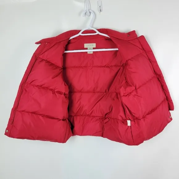 J. Crew Down Puffer Vest Sz Large Like New