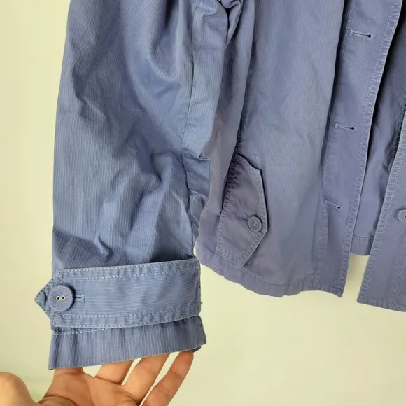 J. Jill 100% Cotton Button Up Jacket Sz XL
