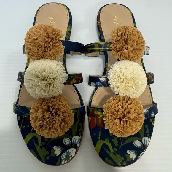 J. McLaughlin Mandy Floral Sandals Size 6