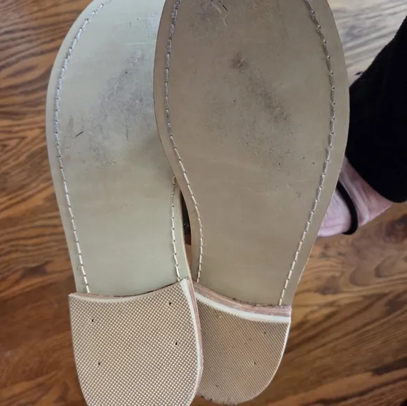 JACK ROGERS ADELINE Gold Bow Sandals 7M
