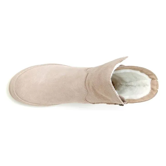 Jambu Dorset Women's Size US 7 Taupe Suede Waterproof Mid-Calf Boots ZPO2367