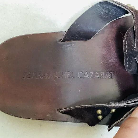 JEAN MICHEL CAZABAT RHINESTONE SANDALS