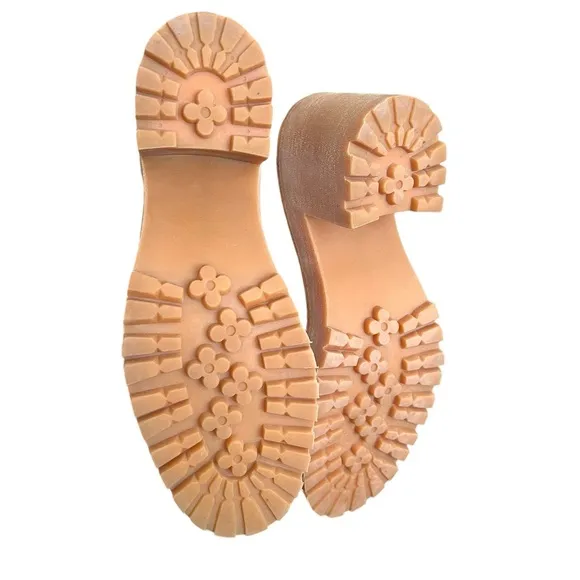 JEFFREY CAMPBELL What Faux Suede Sherpa Lace Up Beige Boots