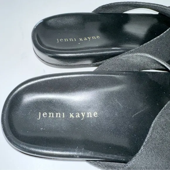 Jenni Kayne Crossover Cotton Sandals Black 40/10