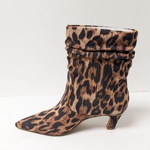 Jessica Simpson Vyluna Slouch Booties, Leopard, Women's 9