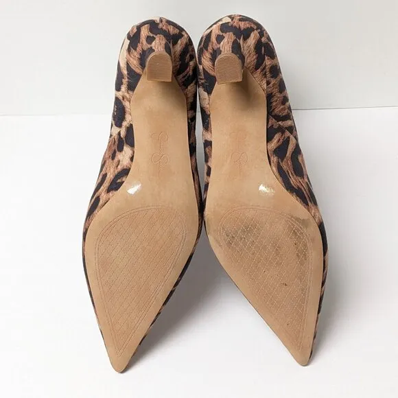 Jessica Simpson Vyluna Slouch Booties, Leopard, Women's 9