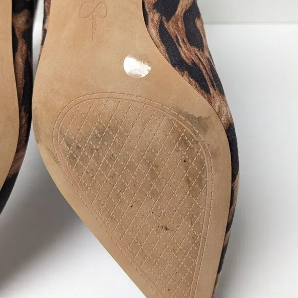 Jessica Simpson Vyluna Slouch Booties, Leopard, Women's 9