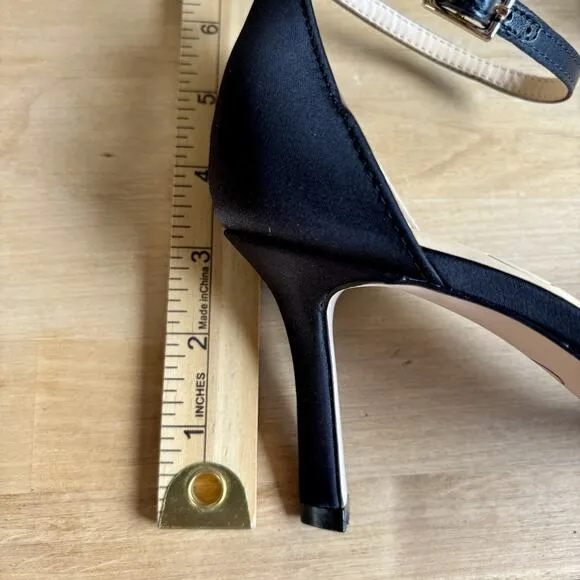 Jessica Simpson Women's Quiville Strappy Black Dress Sandal Heeled 8.5M/39.5 NEW