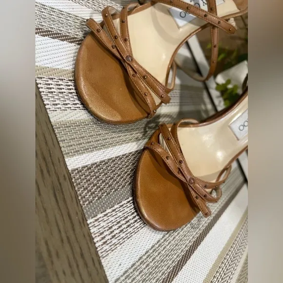 Jimmy choo jackie leather sandals