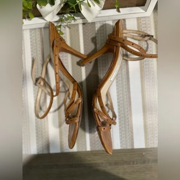 Jimmy choo jackie leather sandals