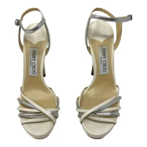 Jimmy Choo Women's Lilah 100 High-Heel Platform Sandals Size 37.5