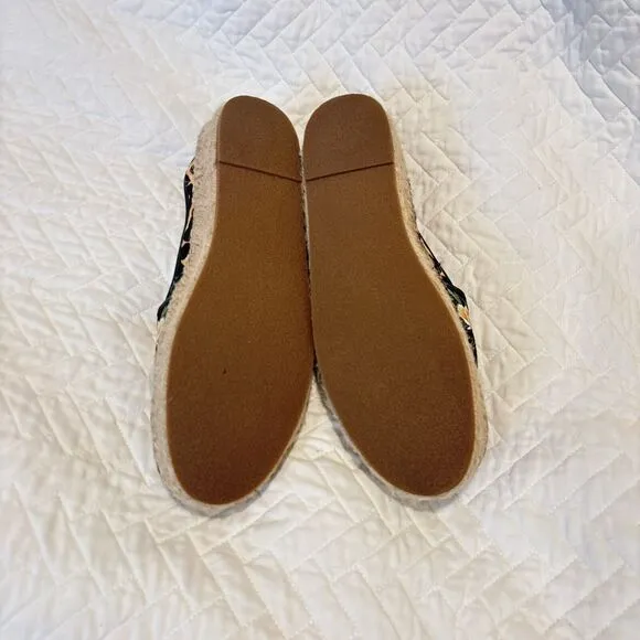 Johnny Was Acacia Leopard Espadrille Platform Loafers