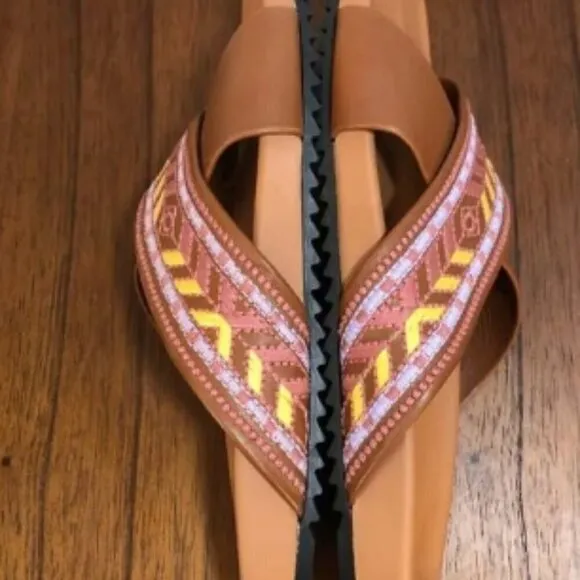 JOHNNY WAS Alessi Sandal In Cuoio