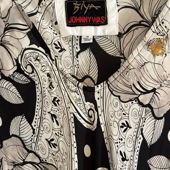 Johnny Was Biya Silk Maxi Dress