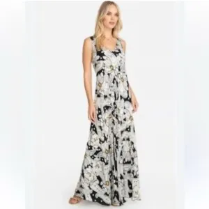 Johnny Was Biya Silk Maxi Dress