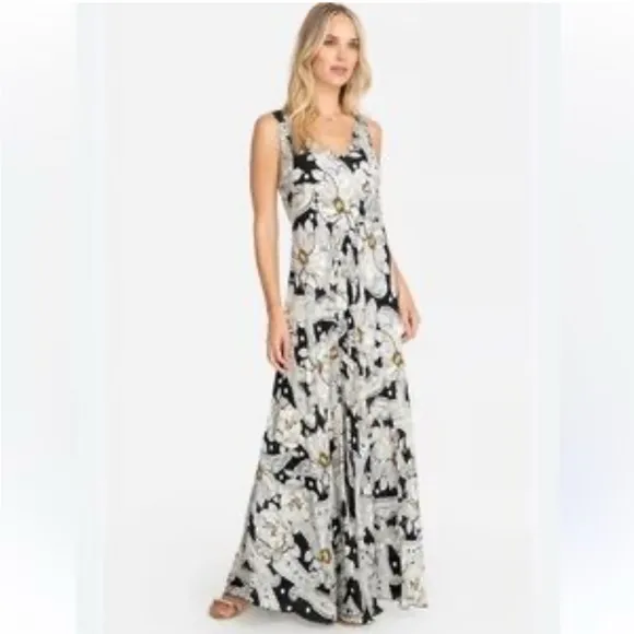 Johnny Was Biya Silk Maxi Dress