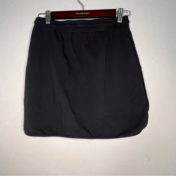 Johnny Was Calme Terry Commuter Short Skirt, black, size XS NWT