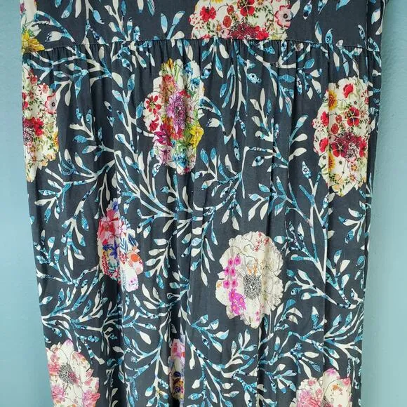 Johnny Was Womens Kashim Easy Fit Tank Floral Motif Dress Boho Size Large