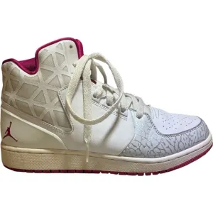 Jordan 1 Flight 3 Youth Size 7y White Red Athletic Training Basketball Sneakers