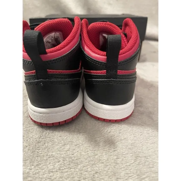 Jordan 1 Mid Reverse Bred Toddler Size 10c New 640735-660 Baby Infant Toddler