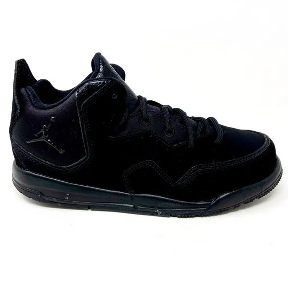 Jordan Courtside 23 PS Triple Black Kids Basketball Sneakers AQ7734 001
