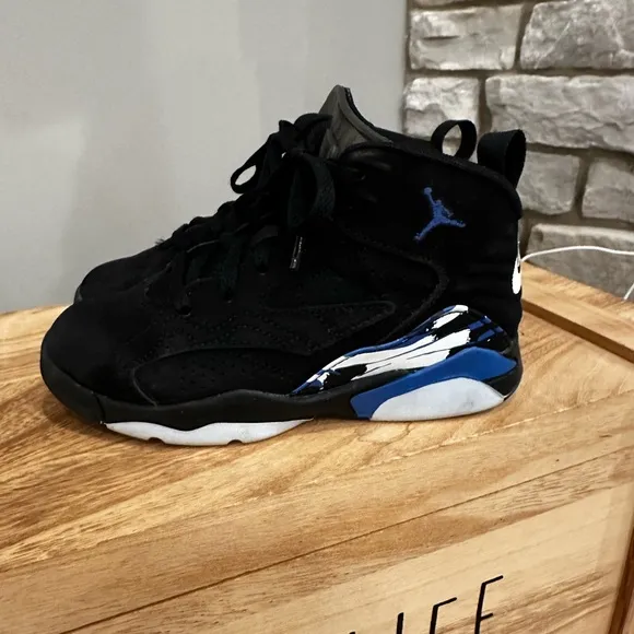 Jordan MVP Black and Royal Sneakers