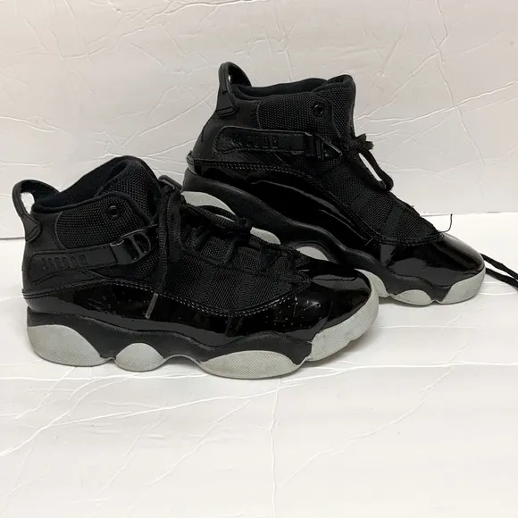 JORDAN SIX RINGS BASKETBALL SNEAKERS KIDS NO:323432-011
