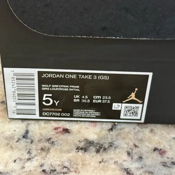 Jordan Take One 3 Basketball - Black, Pink, Green