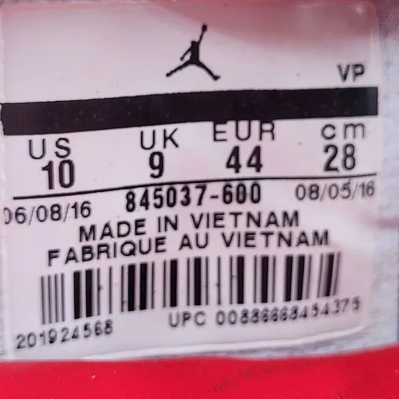 Jordan XXX1 Chicago / Used, Size 10 men‎ / Style 845037 600
