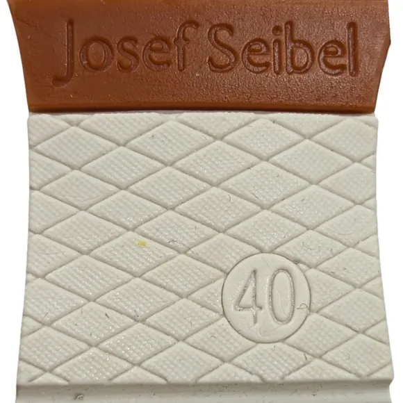 Josef Seibel | Women's Hailey 17 Leather Gladiator Sandals | Camel | 9.5 EU 40