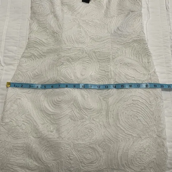 Josie Natori NWT gorgeous Lined M White Lace Dress Neiman Marcus purchase.