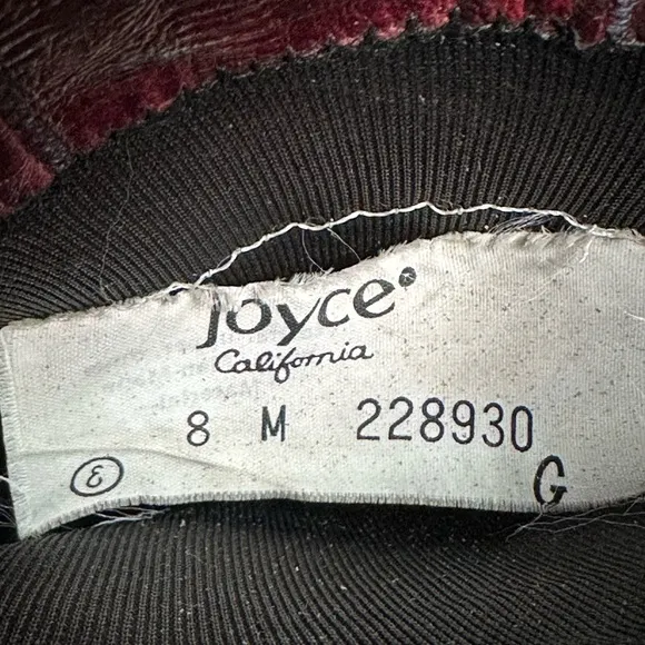 Joyce California Red Leather Slouchy Pirate Pointed Toe Bootie Boots Size 8