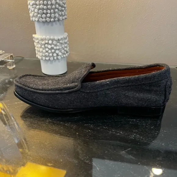 J.P. Tod’s Charcoal Gray Wool Driving Mocs