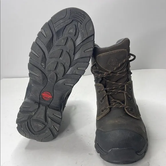 Justin Work Waterproof Comp Toe Safety WK104 Brown Men’s