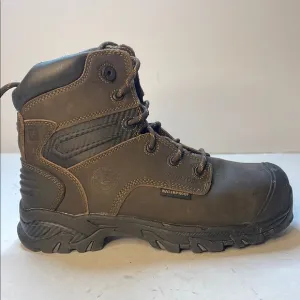 Justin Work Waterproof Comp Toe Safety WK104 Brown Men’s