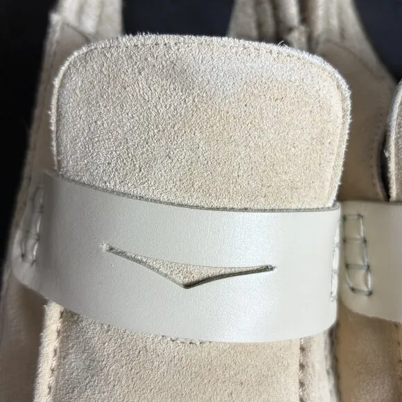 JW ANDERSON Mens Size 43/US 10 Beige Suede Slip-On Espadrille Loafers Mules