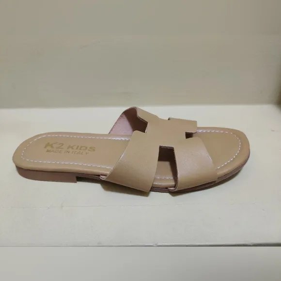 K2 Italian Genuine Leather Kids Sandals